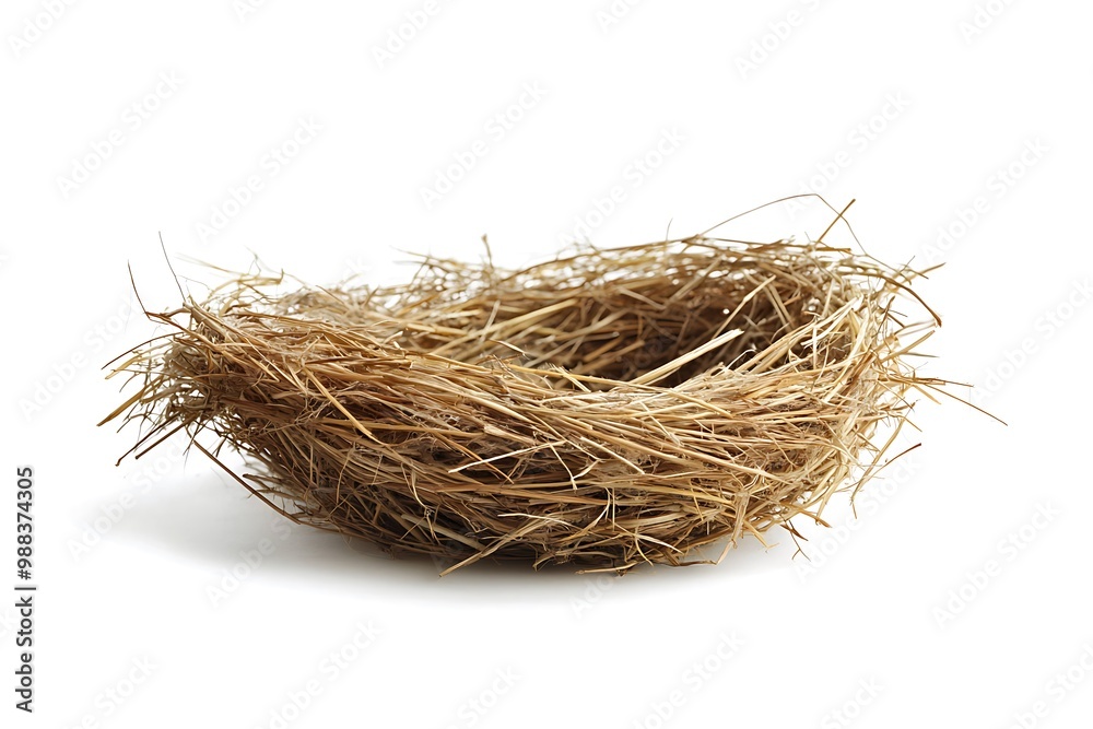 bird nest isolated on white background bird nest isolated on white background