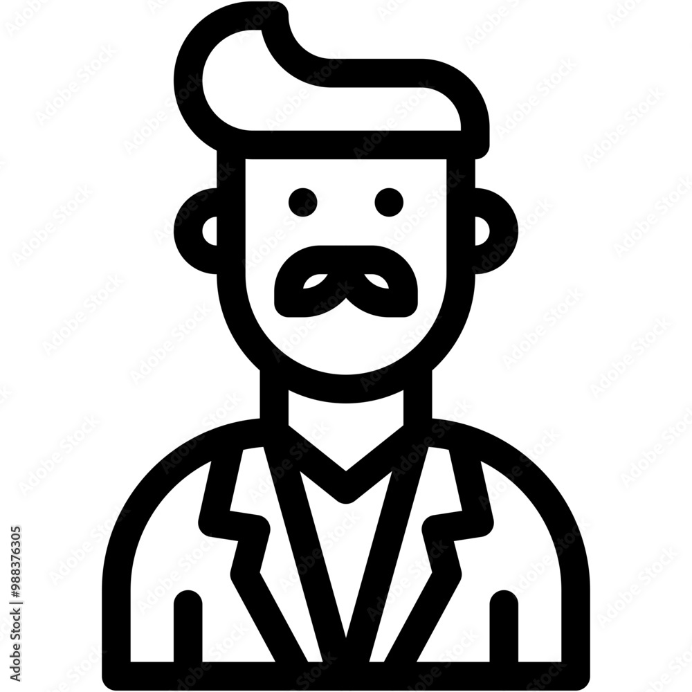 Vector Icon Psychiatrist, Mental, doctor, healthcare Vector Icon Psychiatrist, Mental, doctor, healthcare