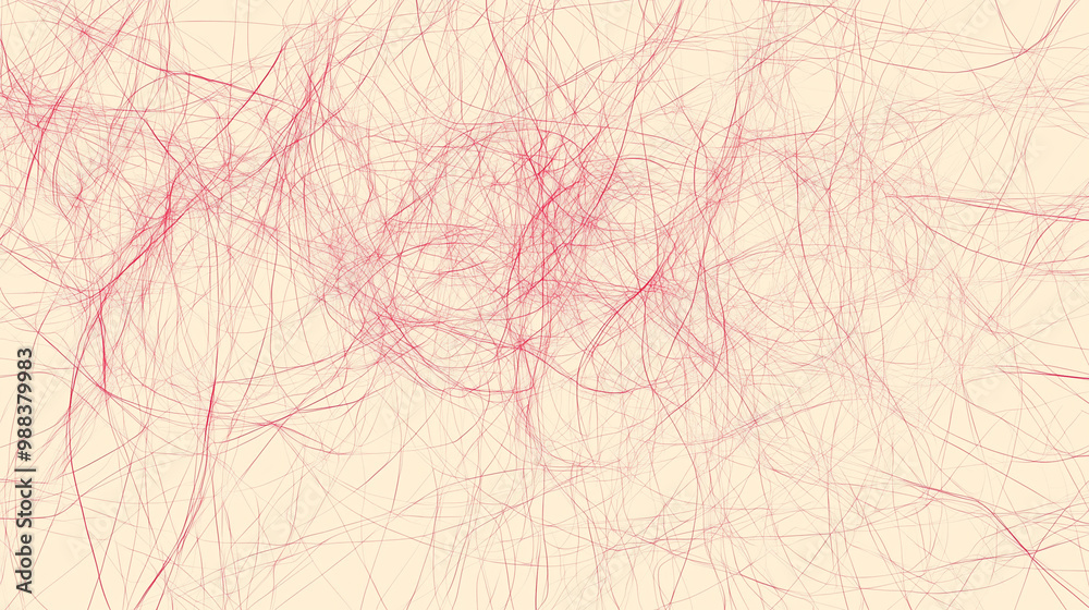 Drawing of minimal red line background. Illustration
Drawing of minimal red line background. Illustration