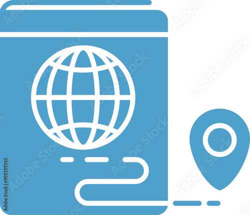 Immigration Visa Icon