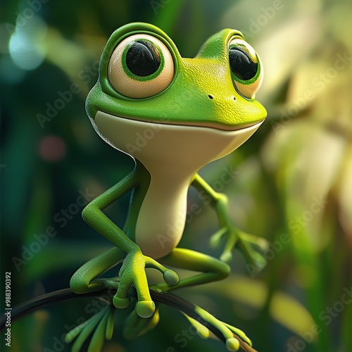 Cute cartoon frog pictures photo