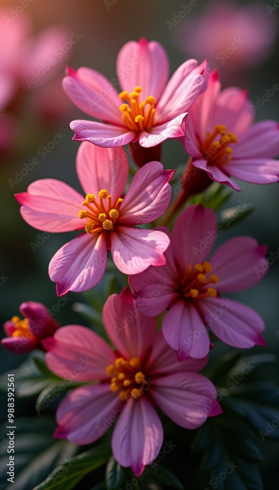 Vibrant Pink Cosmos Flowers Capturing Sunlight and Natural Beauty for Stunning Phone Wallpaper Vibrant Pink Cosmos Flowers Capturing Sunlight and Natural Beauty for Stunning Phone Wallpaper