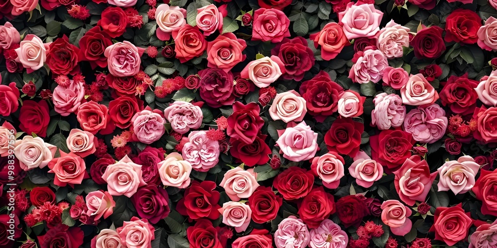 Embrace A Vibrant Wall Decor With Pink And Red Roses
Embrace A Vibrant Wall Decor With Pink And Red Roses
