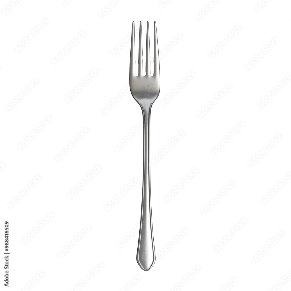Stainless steel fork isolated on transparent background, classic silverware, minimalist design, kitchen utensil, dining flatware, modern table setting Stainless steel fork isolated on transparent background, classic silverware, minimalist design, kitchen utensil, dining flatware, modern table setting