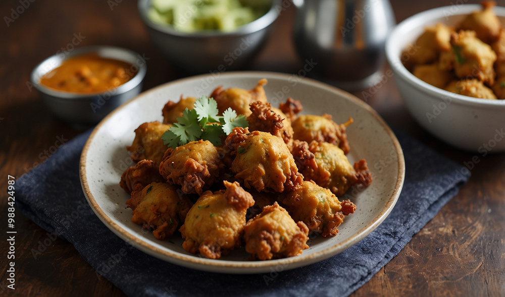 Pakoras with new style and look Pakoras with new style and look