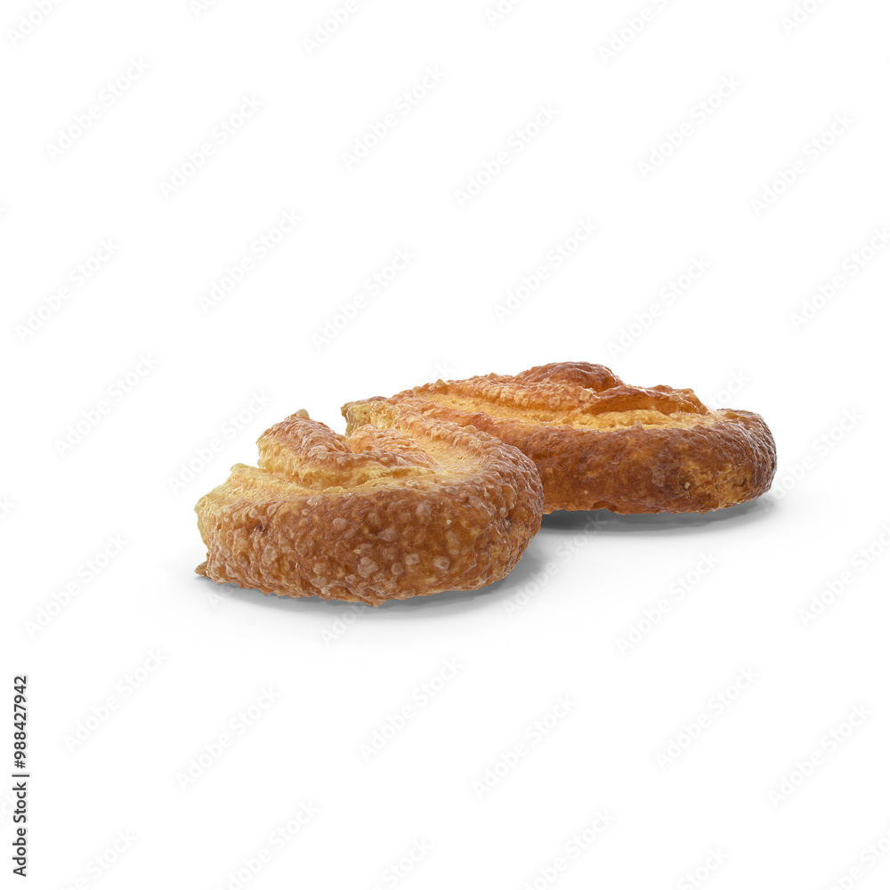 French Palmiers Cookie PNG