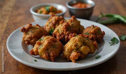 Pakoras with new style and look