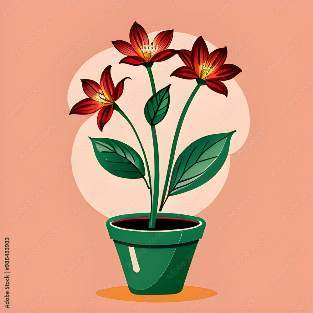 simple flower vector illustration isolated simple flower vector illustration isolated