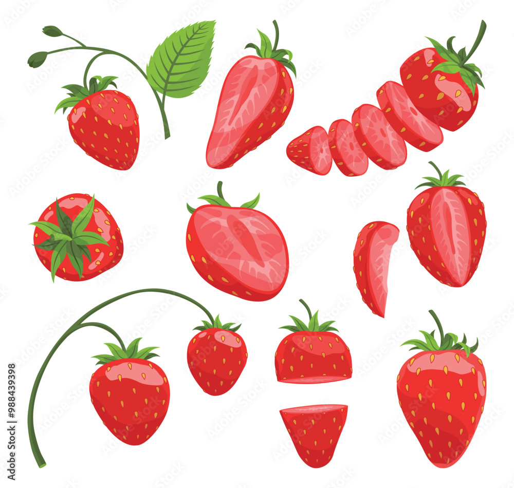 Fresh and Delicious Collection of Strawberries for Your Culinary Creations Fresh and Delicious Collection of Strawberries for Your Culinary Creations