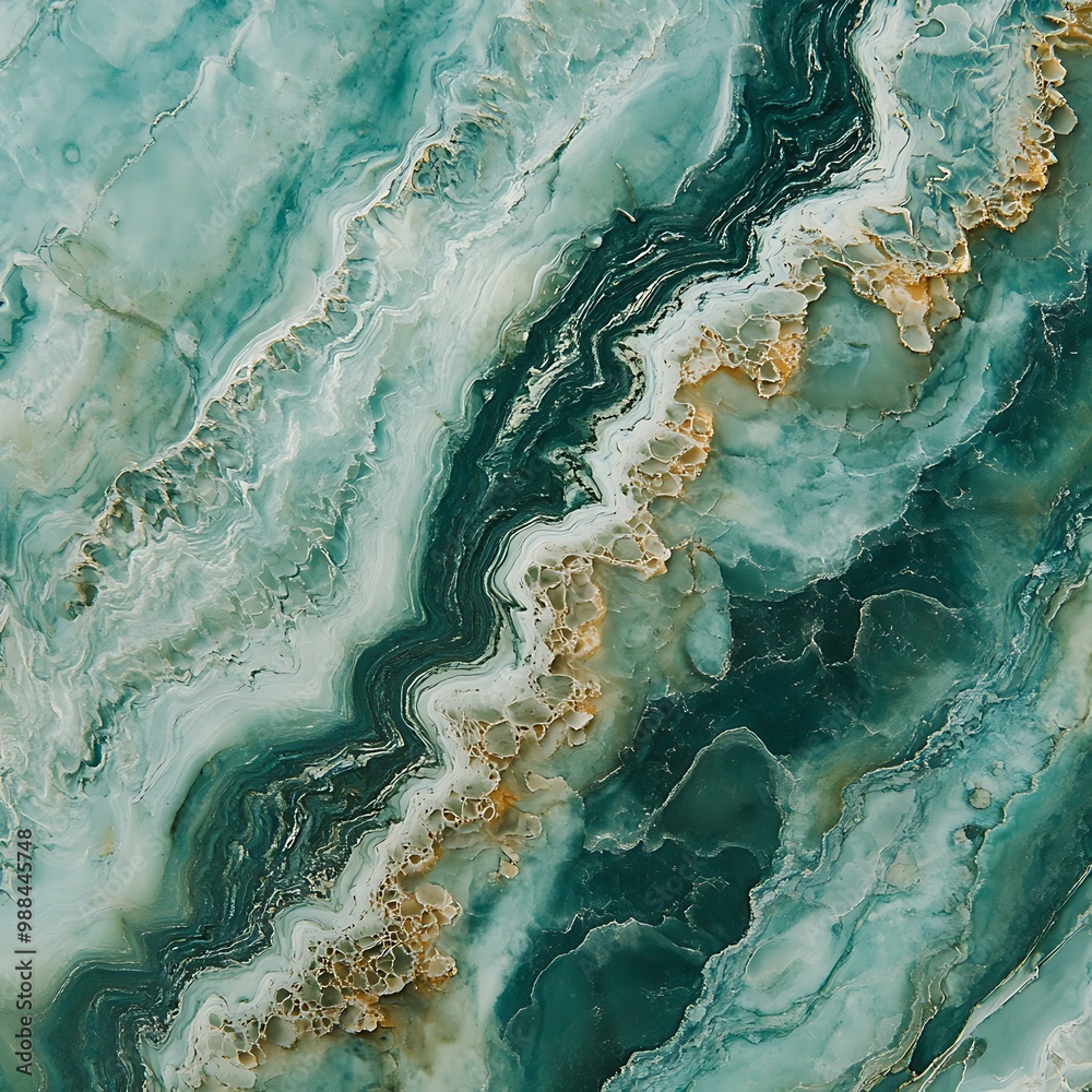 Green and Blue Marble Texture Background Green and Blue Marble Texture Background