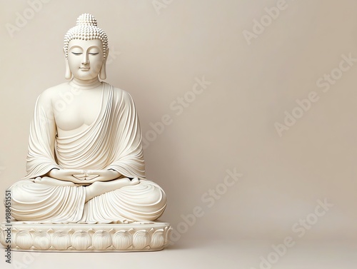 Buddha purnima vesak background with copy space for photo