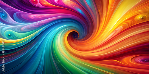 Abstract background with vibrant colors and swirling patterns, abstract, background, colorful, vibrant, swirl