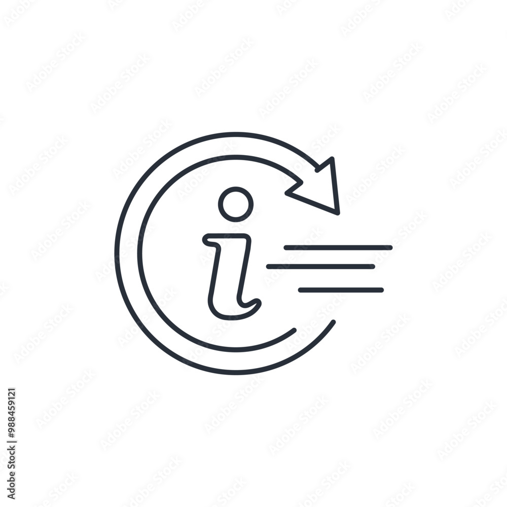 Create news story. Content manager , publishing articles, blogs. Vector linear icon isolated on white background. Create news story. Content manager , publishing articles, blogs. Vector linear icon isolated on white background.