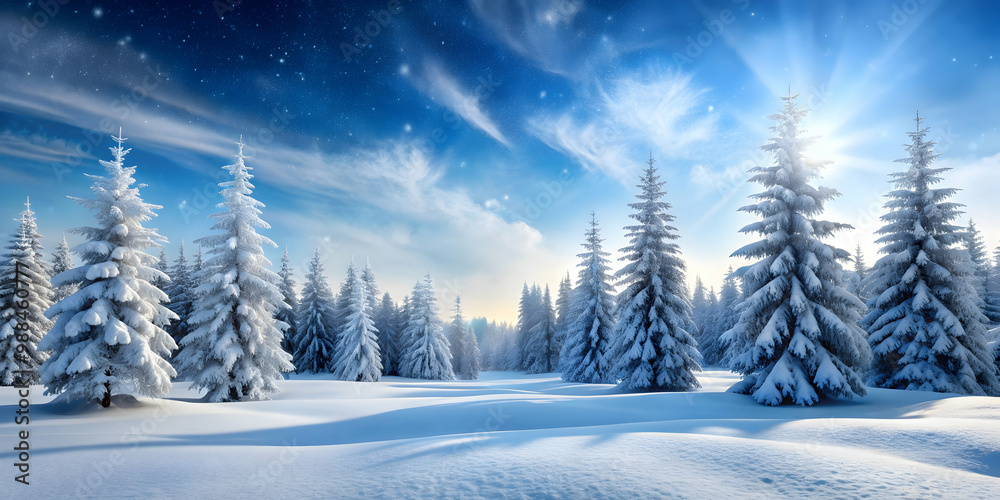 Snow-covered trees in a winter wonderland, winter, snow, trees, snowy, cold, frost, nature, landscape, white, forest, branches Snow-covered trees in a winter wonderland, winter, snow, trees, snowy, cold, frost, nature, landscape, white, forest, branches