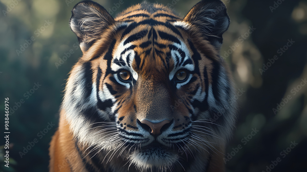 Majestic Tiger Portrait Majestic Tiger Portrait