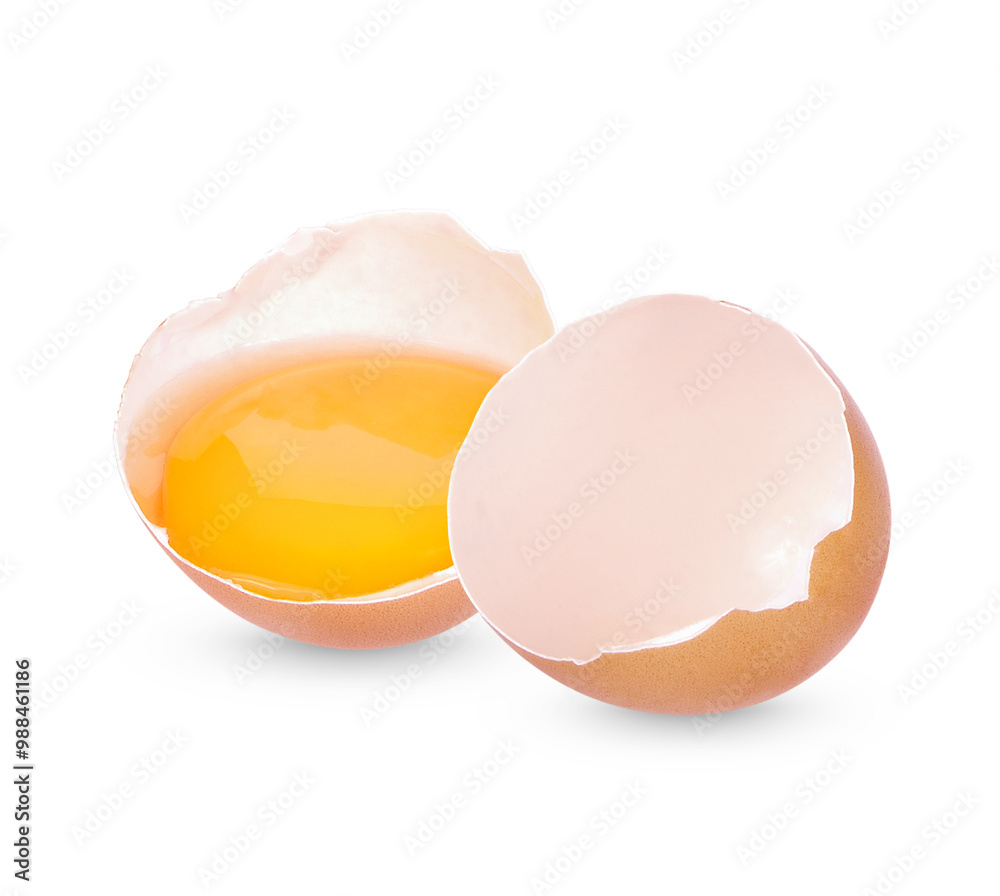 Chicken Egg , Broken egg isolated on transparent background. (.PNG) Chicken Egg , Broken egg isolated on transparent background. (.PNG)