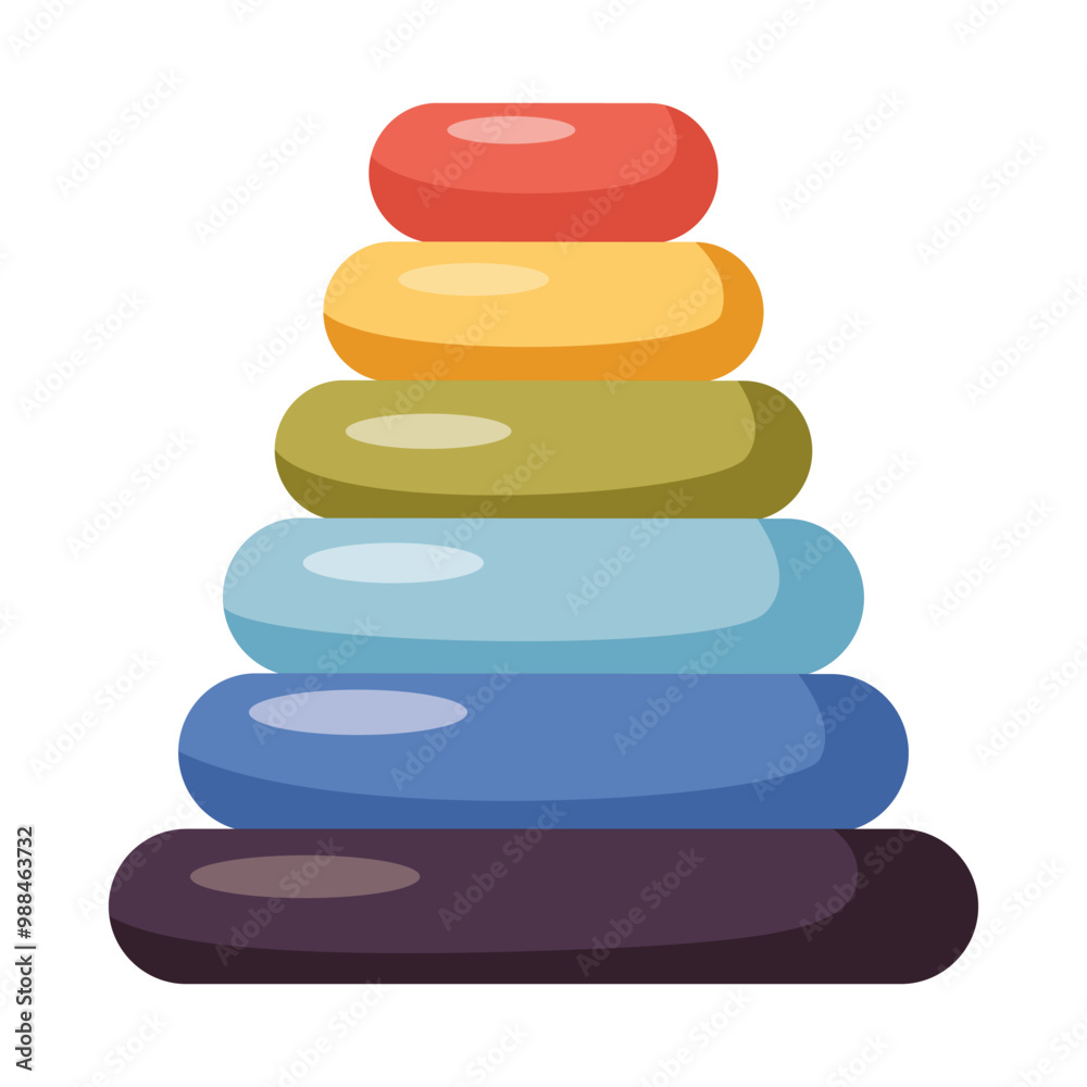 Kindergarten room interior element. Toy for preschool classroom. Nursery item for learning or study place. Flat style cartoon illustration Kindergarten room interior element. Toy for preschool classroom. Nursery item for learning or study place. Flat style cartoon illustration