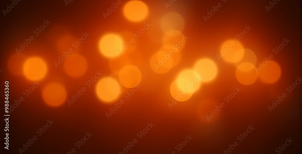 Festive bokeh lights in warm tones with a glowing effect. Ideal for holiday celebrations, festive backgrounds, or romantic settings