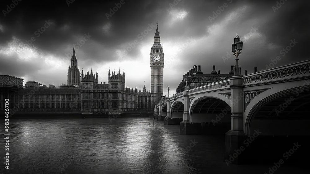 Naklejka premium Big Ben in London, United Kingdom