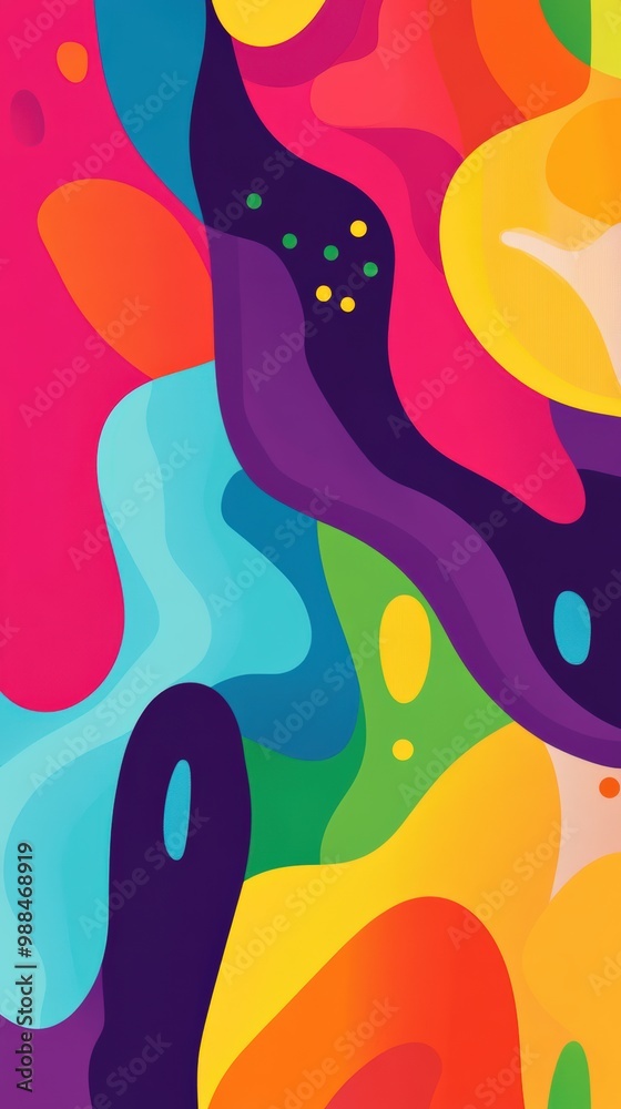 Bold and colorful abstract design with vibrant shapes for Graphic background Bold and colorful abstract design with vibrant shapes for Graphic background