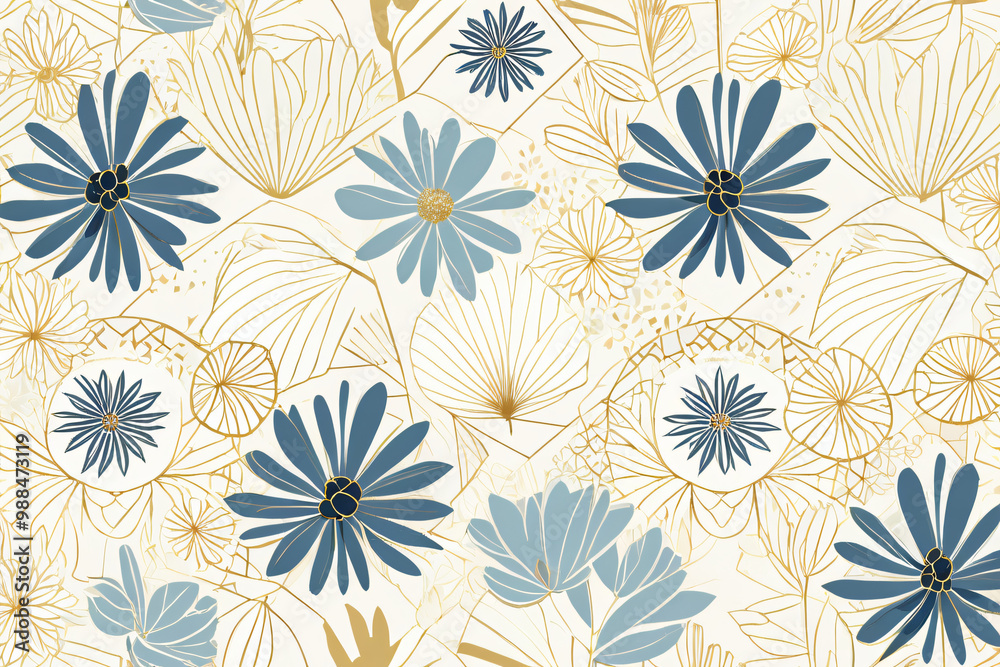 custom made wallpaper toronto digitalseamless floral pattern