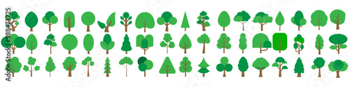 Tree icon vector cet. Plant illustration sign collection. Garden symbol or logo.