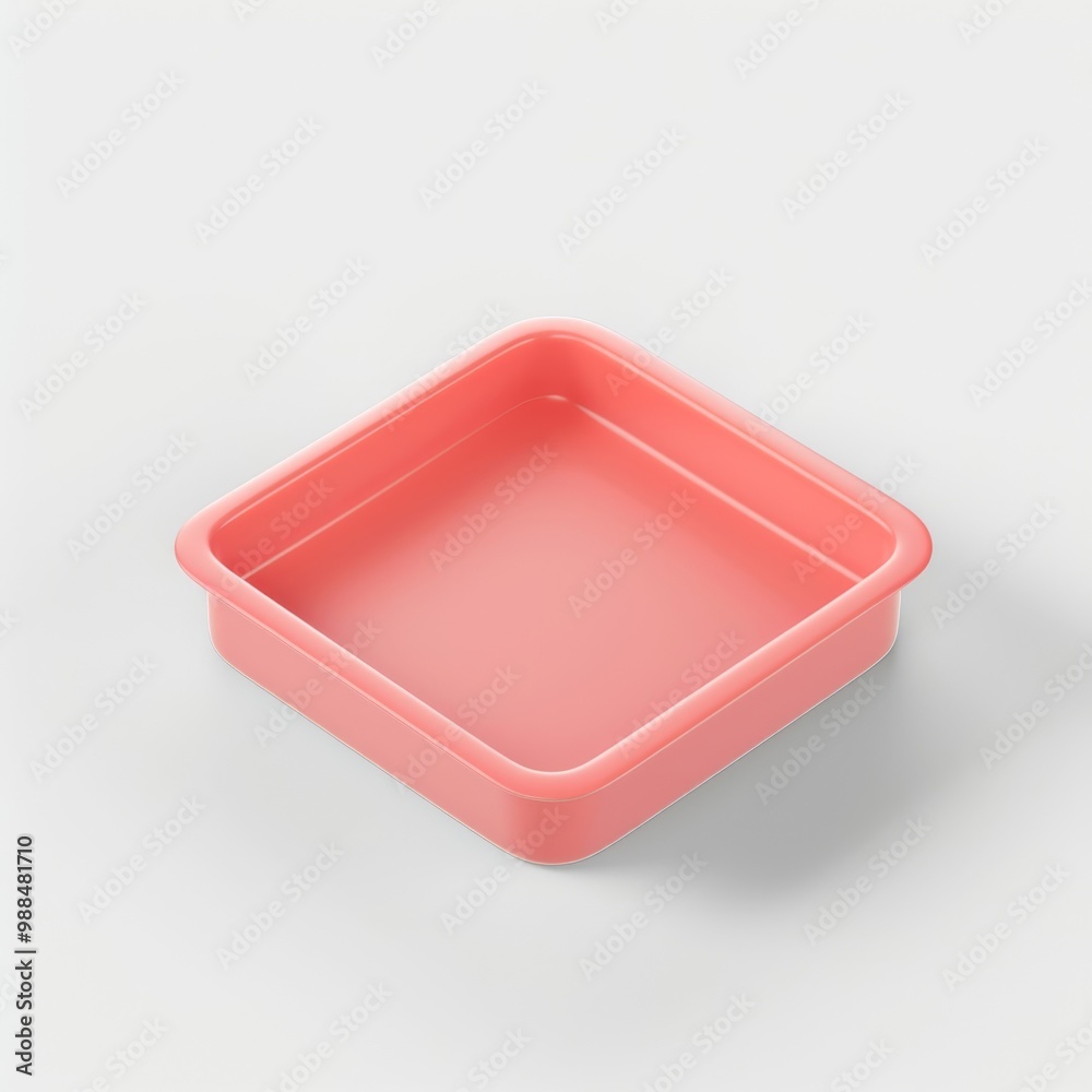 tray in 3d style on the white background tray in 3d style on the white background