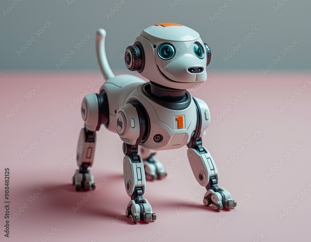 blue robot with heart blue robot with heart