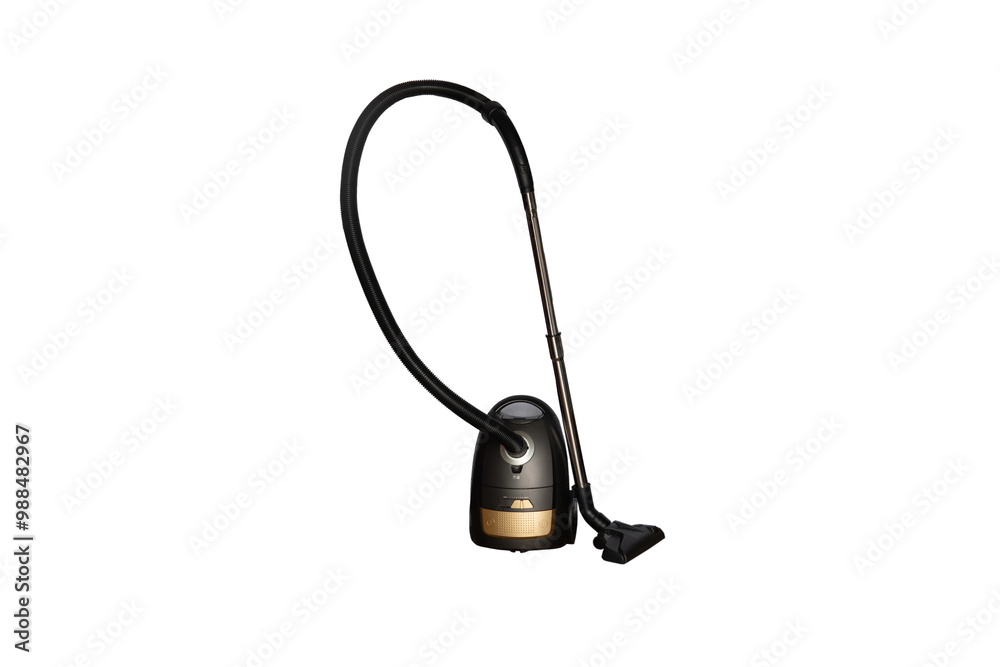 black vacuum cleaner isolated on a white background black vacuum cleaner isolated on a white background