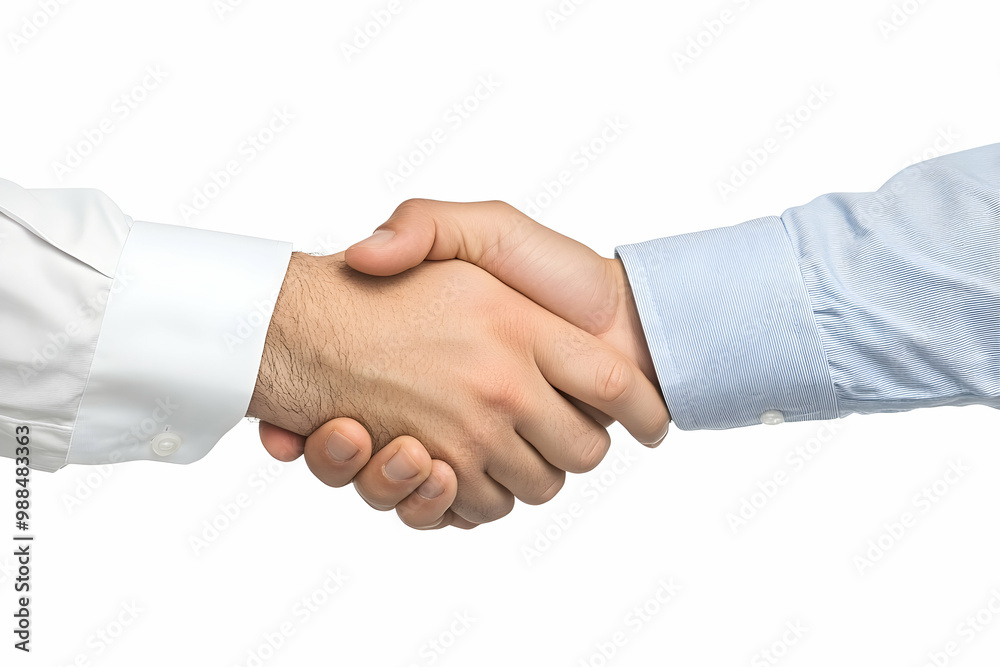 Handshaking Business People Illustration Handshaking Business People Illustration
