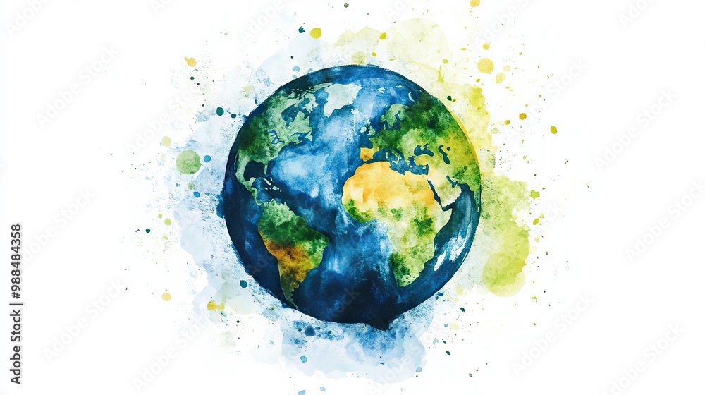 Earth Day Logo, Planet Ecology and Care Earth Day Logo, Planet Ecology and Care
