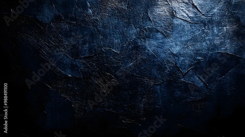 Dark Blue Textured Background with Rough Abstract Pattern