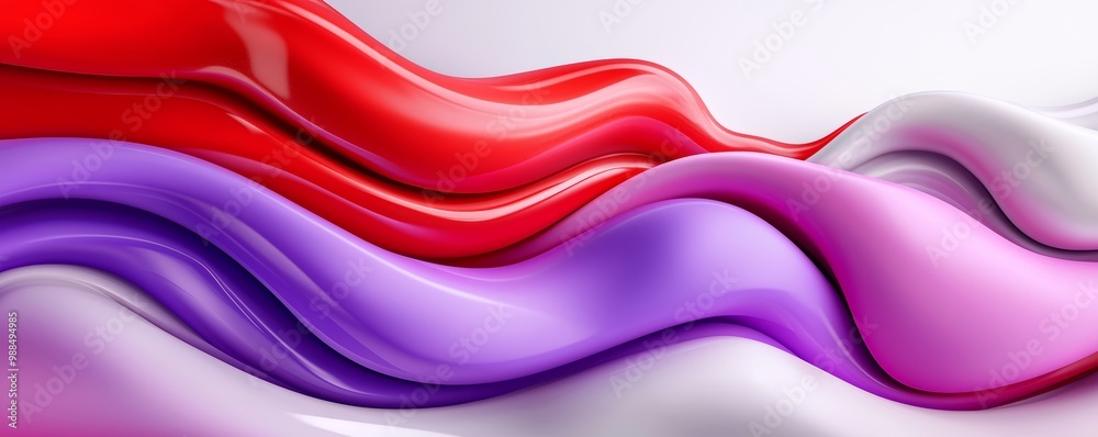 Flat design featuring fluid lava-like motion, muted red, purple, and pink palette, abstract curves, smooth flowing lines, retro disco feel, clean composition, ideal for overlaying a red can Flat design featuring fluid lava-like motion, muted red, purple, and pink palette, abstract curves, smooth flowing lines, retro disco feel, clean composition, ideal for overlaying a red can