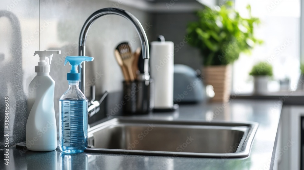 Hygienic Kitchen: Sanitizing Spray and Checklist for Cleanliness Hygienic Kitchen: Sanitizing Spray and Checklist for Cleanliness