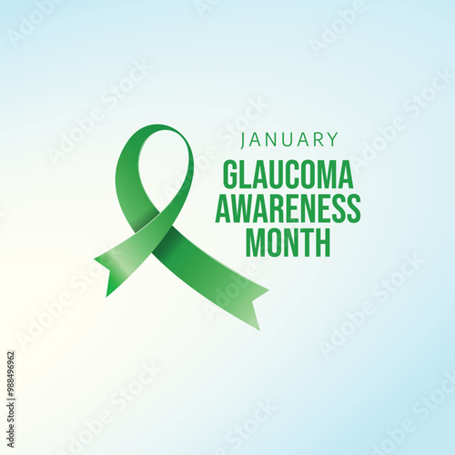 vector graphic of National Glaucoma Awareness Month ideal for National Glaucoma Awareness Month celebration.