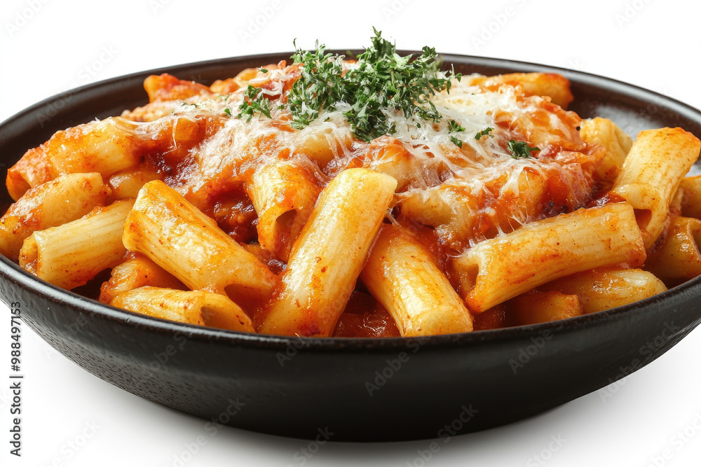 Tteokbokki isolated on white background Tteokbokki isolated on white background