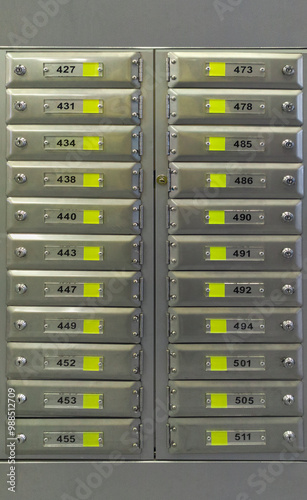 Obraz na płótnie Spanish Post office boxes w salonie