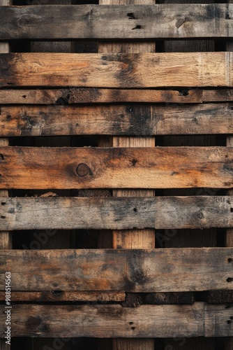 Reclaimed wood planks forming a rustic wall backdrop.