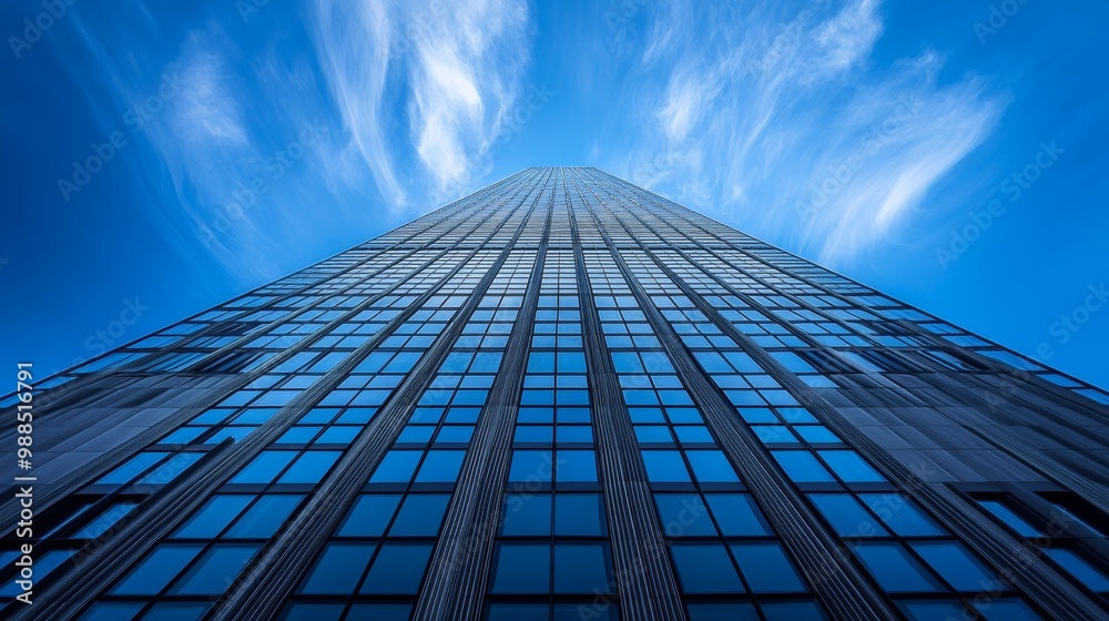 Modern Skyscraper Reaching for the Sky Modern Skyscraper Reaching for the Sky