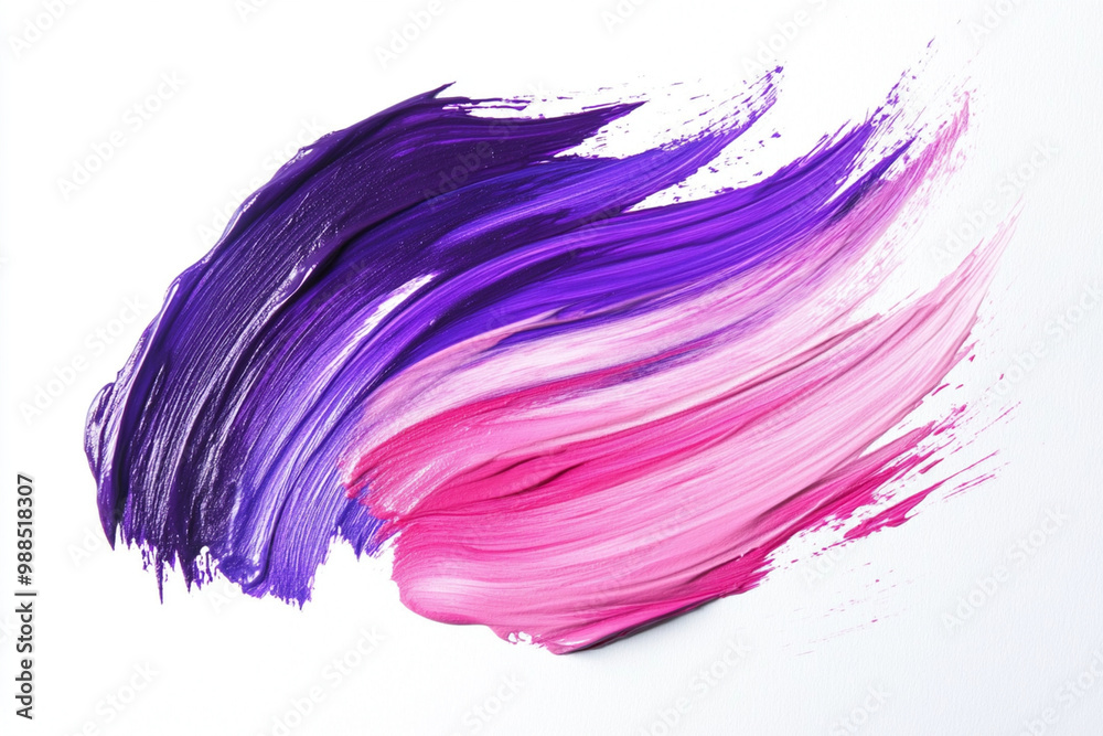 Abstract purple and pink brush strokes create vibrant and dynamic composition, showcasing blend of colors that evoke creativity and artistic expression Abstract purple and pink brush strokes create vibrant and dynamic composition, showcasing blend of colors that evoke creativity and artistic expression