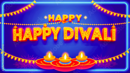 Diwali celebration of lights and culture on beautiful  background