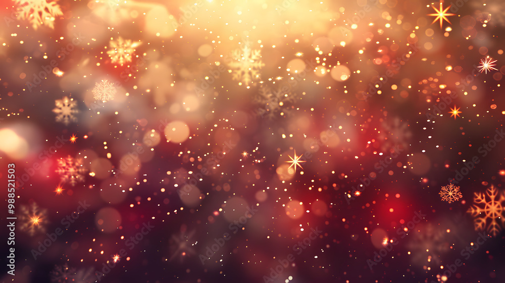 Fototapeta premium Beautiful bright Christmas background with copy space. AI Generated