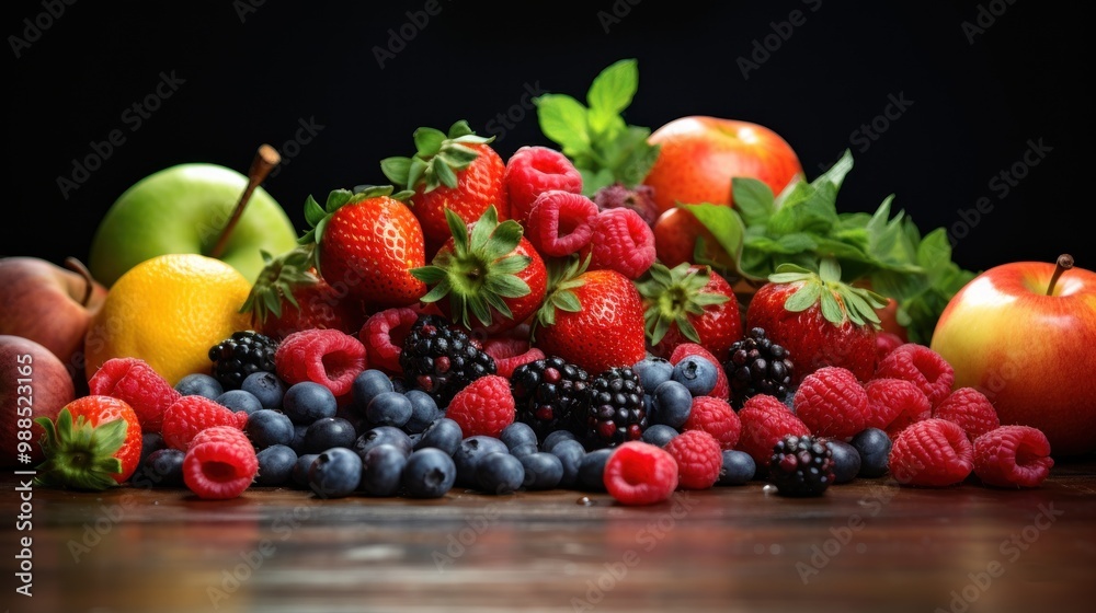 Lots of fruits on the table Lots of fruits on the table