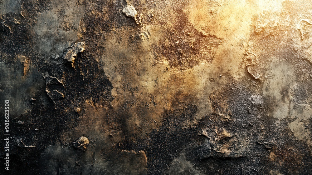 Sunbeam illuminating weathered concrete wall texture background Sunbeam illuminating weathered concrete wall texture background
