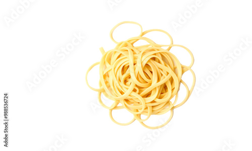 tagliatelle  isolated on a transparent background photo