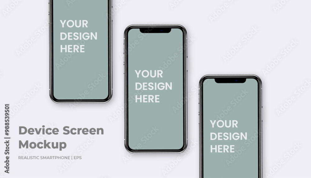 Obraz premium Screen phone mockup