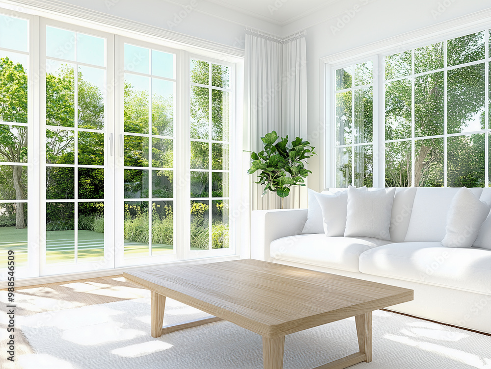 Fototapeta premium Contemporary cozy room