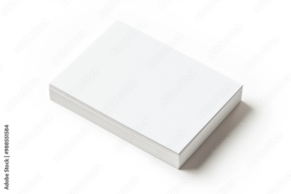 Stationery Presentation. Top View Business Card Template for Corporate Identity Stationery Presentation. Top View Business Card Template for Corporate Identity