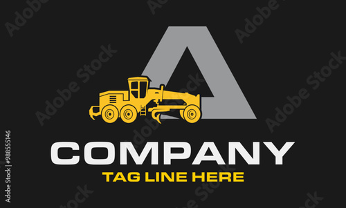 The Grader Letter A Logo Design