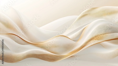 Sleek New Year card design a soft taupe background and minimalist golden wave patterns flowing gently across for a stylish and sophisticated look